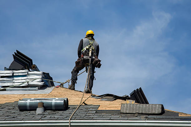 Professional Roof Replacement technician working in Rochester, KY